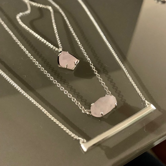 KENDRA SCOTT Rhodium Plated Ever Pendant Necklace - Picture 7 of 10